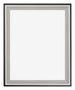 Birmingham Wooden Photo Frame 36x49cm Black Silver Polished Front | Yourdecoration.com