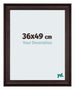 Birmingham Wooden Photo Frame 36x49cm Brown Front Size | Yourdecoration.com