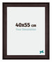 Birmingham Wooden Photo Frame 40x55cm Brown Front Size | Yourdecoration.com