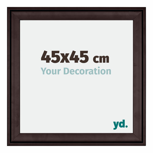 Birmingham Wooden Photo Frame 45x45cm Brown Front Size | Yourdecoration.com