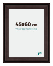 Birmingham Wooden Photo Frame 45x60cm Brown Front Size | Yourdecoration.com