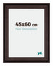 Birmingham Wooden Photo Frame 45x60cm Brown Front Size | Yourdecoration.com