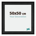 Birmingham Wooden Photo Frame 50x50cm Black Front Size | Yourdecoration.com