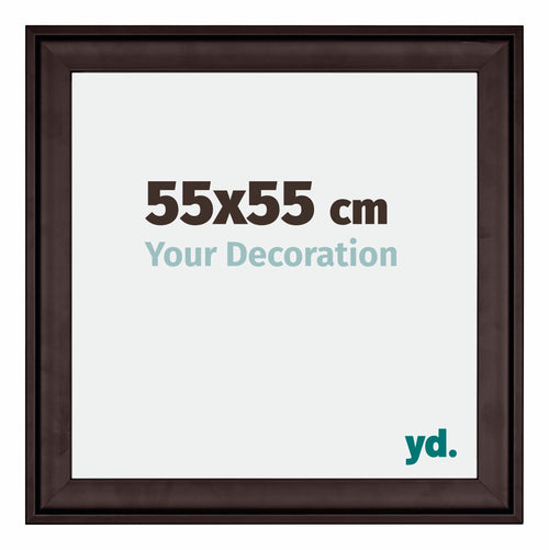 Birmingham Wooden Photo Frame 55x55cm Brown Front Size | Yourdecoration.com