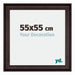 Birmingham Wooden Photo Frame 55x55cm Brown Front Size | Yourdecoration.com