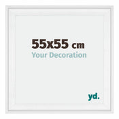 Birmingham Wooden Photo Frame 55x55cm White Front Size | Yourdecoration.com