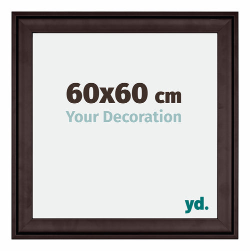 Birmingham Wooden Photo Frame 60x60cm Brown Front Size | Yourdecoration.com