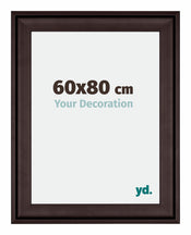 Birmingham Wooden Photo Frame 60x80cm Brown Front Size | Yourdecoration.com