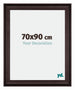 Birmingham Wooden Photo Frame 70x90cm Brown Front Size | Yourdecoration.com