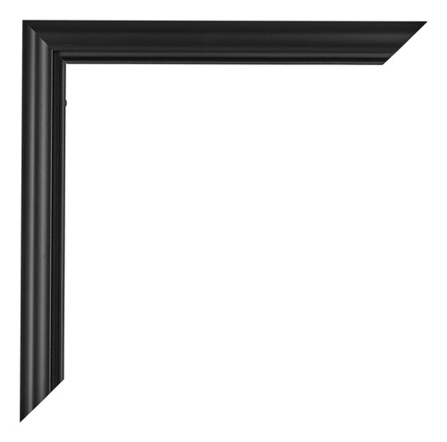 Bordeaux Plastic Photo Frame 18x24cm Black Matt Detail Corner | Yourdecoration.com