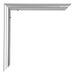 Bordeaux Plastic Photo Frame 20x60cm Silver Detail Corner | Yourdecoration.com