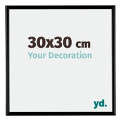 Bordeaux Plastic Photo Frame 30x30cm Black Matt Front Size | Yourdecoration.com