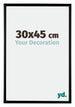 Bordeaux Plastic Photo Frame 30x45cm Black Matt Front Size | Yourdecoration.com