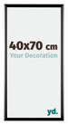 Bordeaux Plastic Photo Frame 40x70cm Black High Gloss Front Size | Yourdecoration.com