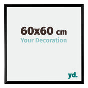 Bordeaux Plastic Photo Frame 60x60cm Black Matt Front Size | Yourdecoration.com