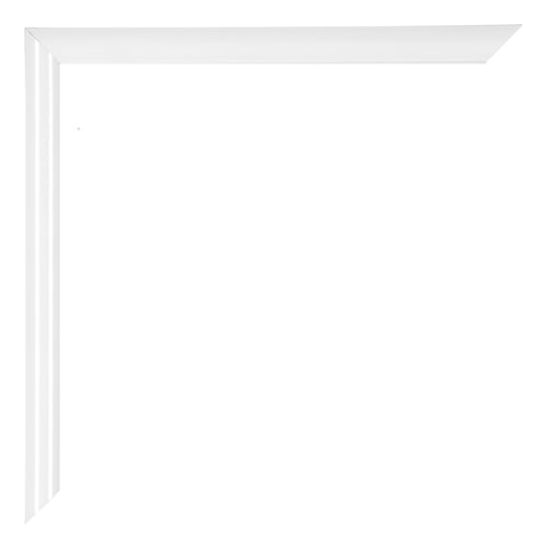 Bordeaux Plastic Photo Frame White High Gloss Detail Corner | Yourdecoration.com