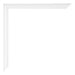 Bordeaux Plastic Photo Frame White High Gloss Detail Corner | Yourdecoration.com