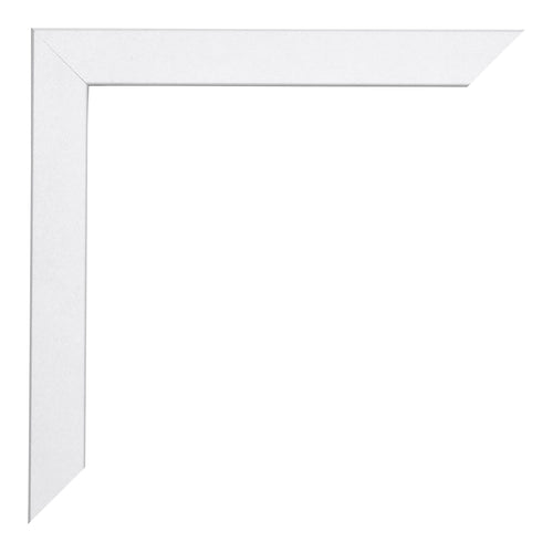 Catania MDF Photo Frame 18x24cm White Detail Corner | Yourdecoration.com