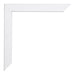 Catania MDF Photo Frame 18x24cm White Detail Corner | Yourdecoration.com