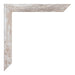 Catania MDF Photo Frame 18x24cm White Wash Detail Corner | Yourdecoration.com