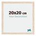 Catania MDF Photo Frame 20x20cm Oak Size | Yourdecoration.com