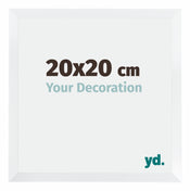 Catania MDF Photo Frame 20x20cm White Size | Yourdecoration.com