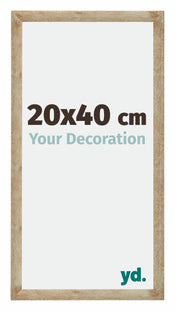 Catania MDF Photo Frame 20x40cm Gold Size | Yourdecoration.com