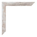 Catania MDF Photo Frame 20x60cm White Wash Detail Corner | Yourdecoration.com