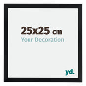 Catania MDF Photo Frame 25x25cm Black Size | Yourdecoration.com