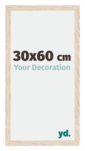 Catania MDF Photo Frame 30x60cm Oak Size | Yourdecoration.com