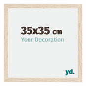 Catania MDF Photo Frame 35x35cm Oak Size | Yourdecoration.com