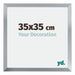 Catania MDF Photo Frame 35x35cm Silver Size | Yourdecoration.com