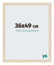 Catania MDF Photo Frame 36x49cm Oak Front Size | Yourdecoration.com