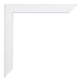 Catania MDF Photo Frame 48x64cm White Detail Corner | Yourdecoration.com