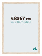 Catania MDF Photo Frame 48x67cm Oak Front Size | Yourdecoration.com