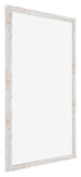 Catania MDF Photo Frame 48x68cm White Wash Front Oblique | Yourdecoration.com