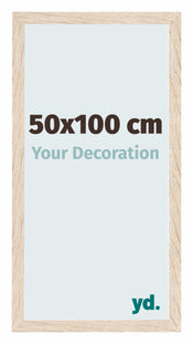 Catania MDF Photo Frame 50x100cm Oak Front Size | Yourdecoration.com
