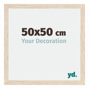 Catania MDF Photo Frame 50x50cm Oak Size | Yourdecoration.com