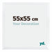 Catania MDF Photo Frame 55x55cm White Size | Yourdecoration.com