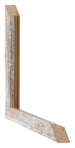 Catania MDF Photo Frame 59 4x84cm A1 White Wash Detail Intersection | Yourdecoration.com