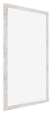 Catania MDF Photo Frame 59 4x84cm A1 White Wash Front Oblique | Yourdecoration.com