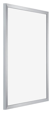 Catania MDF Photo Frame 59x84cm Silver Front Oblique | Yourdecoration.com