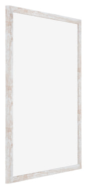 Catania MDF Photo Frame 67x98cm White Wash Front Oblique | Yourdecoration.com