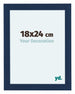 Como MDF Photo Frame 18x24cm Dark Blue Swept Front Size | Yourdecoration.com