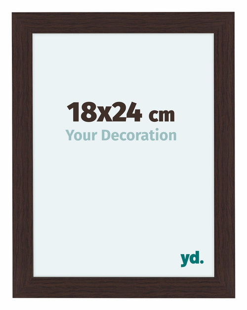 Como MDF Photo Frame 18x24cm Oak Dark Front Size | Yourdecoration.com