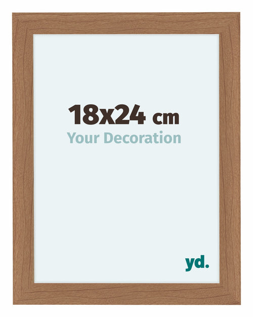 Como MDF Photo Frame 18x24cm Walnut Light Front Size | Yourdecoration.com