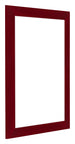 Como MDF Photo Frame 18x24cm Wine Red Swept Front Oblique | Yourdecoration.com