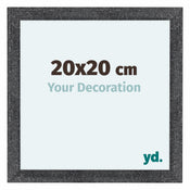 Como MDF Photo Frame 20x20cm Gray Swept Front Size | Yourdecoration.com