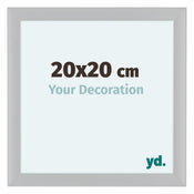 Como MDF Photo Frame 20x20cm White High Gloss Front Size | Yourdecoration.com