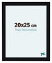 Como MDF Photo Frame 20x25cm Black High Gloss Front Size | Yourdecoration.com